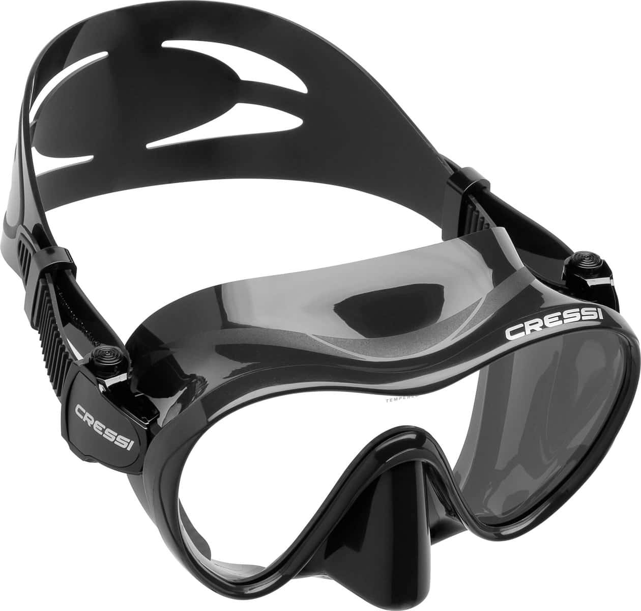 Cressi F1 Frameless Single Lens Diving Mask - All Colours