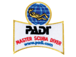 PADI Master Scuba Diver Emblem/Badge PADI Master Scuba Diver Emblem/Badge