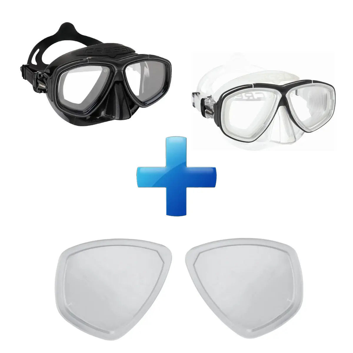 Cressi Prisma Mask + Fitted Corrective Lenses