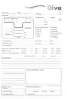 PADI Adventure Log Refill Dive Log Pages PADI Adventure Log Refill Dive Log Pages