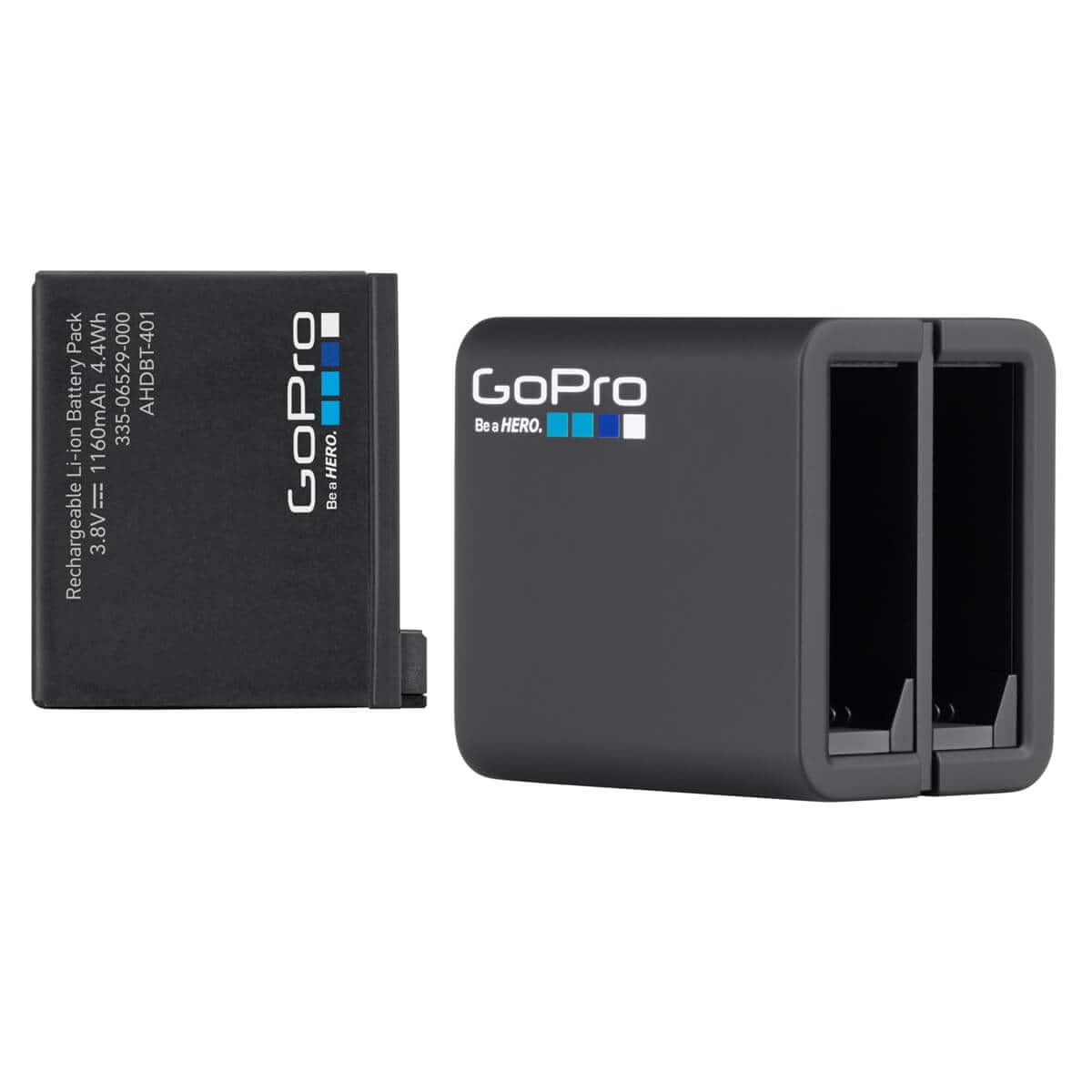 GoPro Dual Battery Charger | GoPro Hero4 1160mAh Batteries