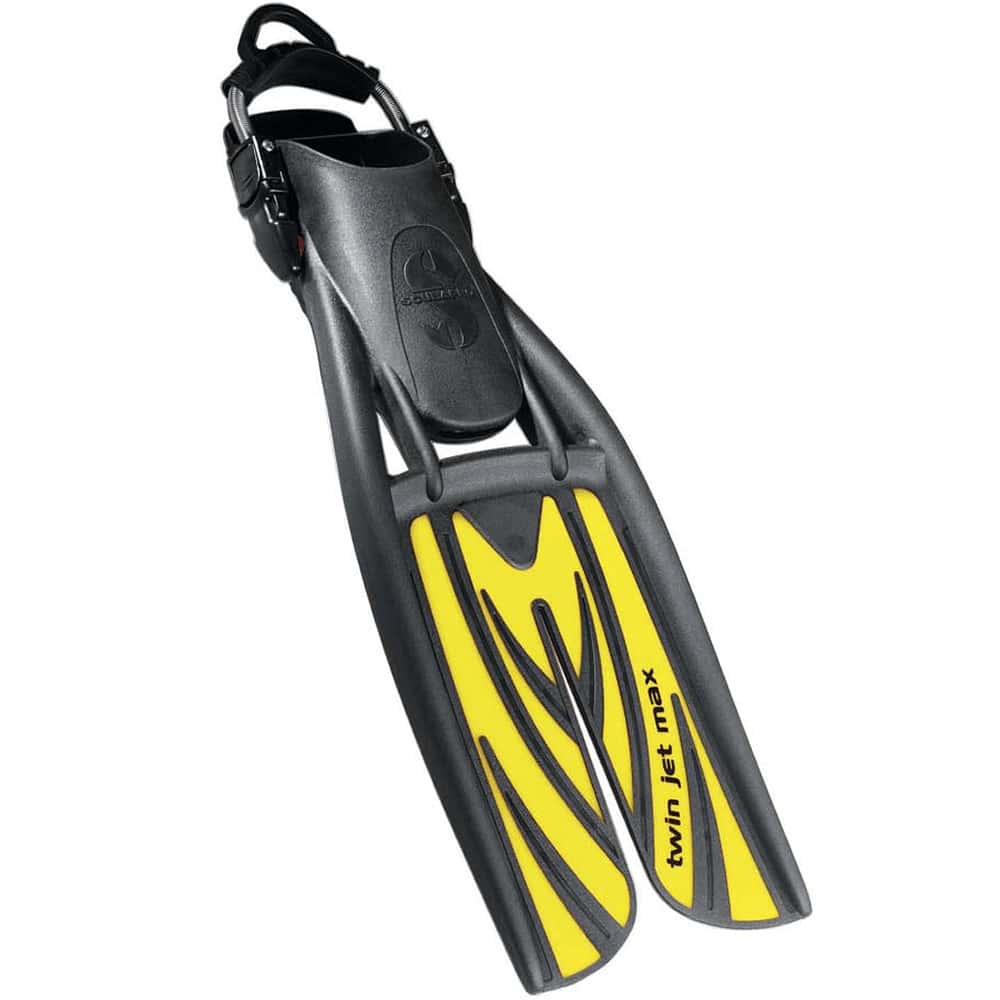 Scubapro Twin Jet Max Fins with Spring Straps - Yellow Scubapro Twin Jet Max Fins with Spring Straps - Yellow