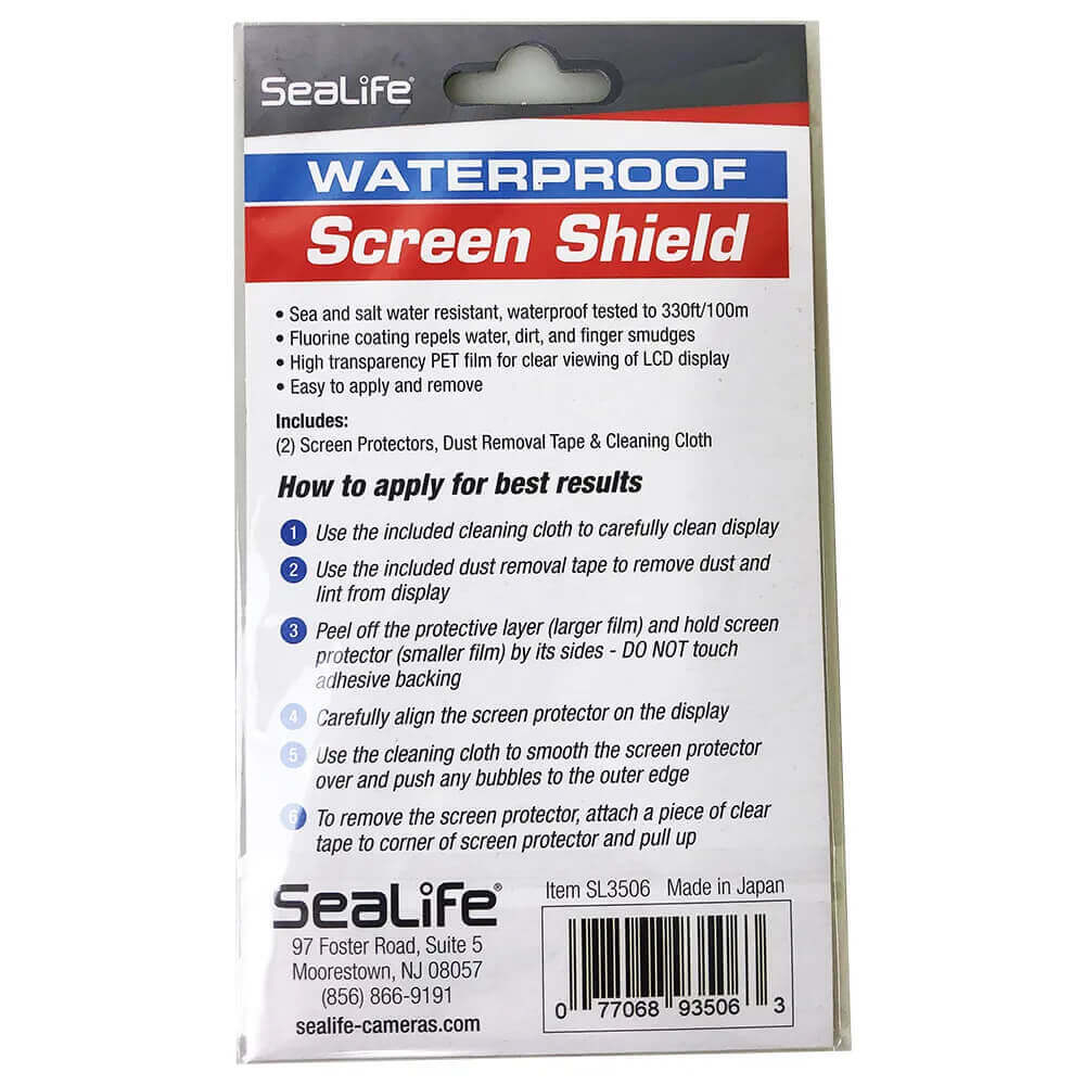 Sealife Screen Shield Display Protector For ReefMaster RM-4K Camera #SL3506 Sealife Screen Shield Display Protector For ReefMaster RM-4K Camera #SL3506