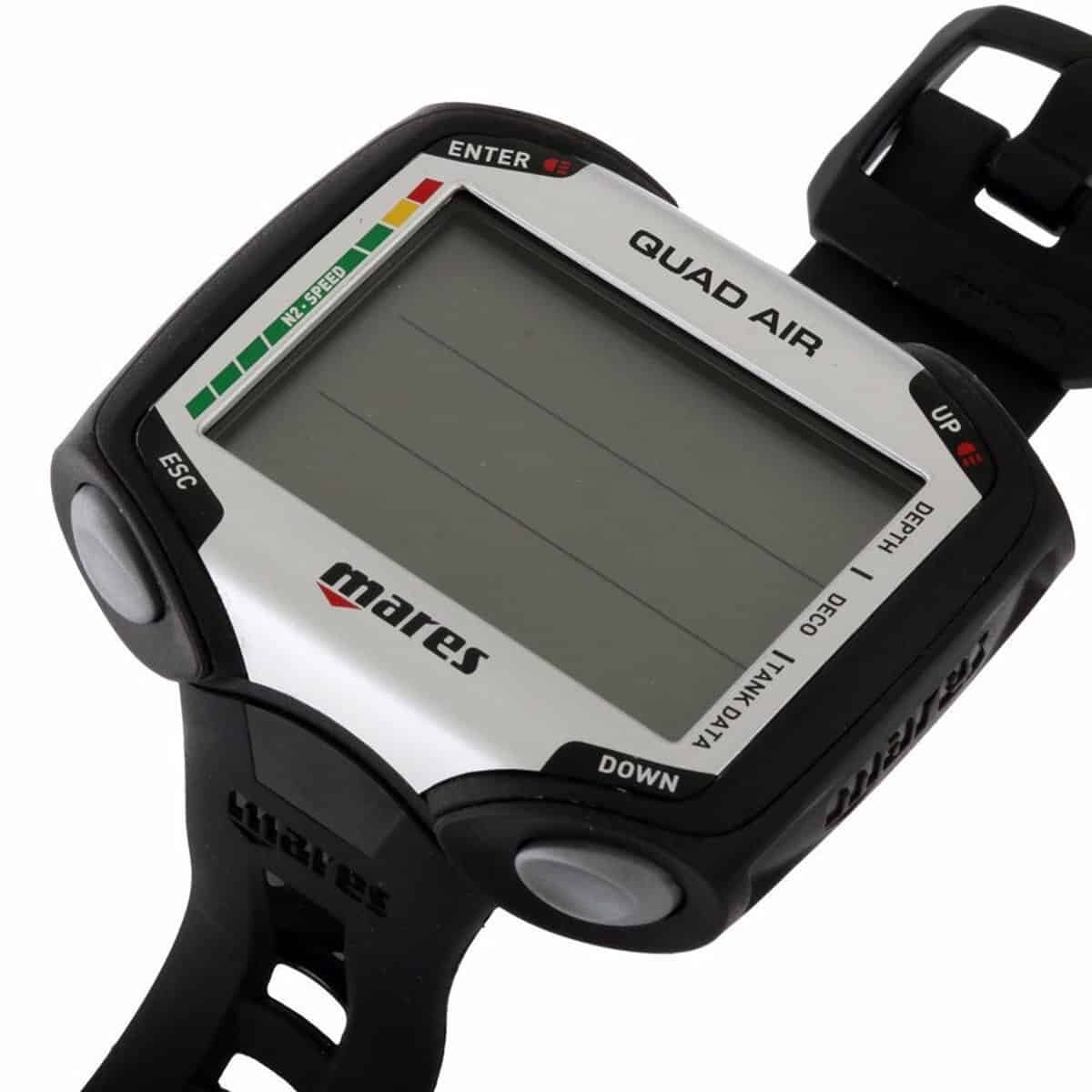 Mares Quad Air Dive Computer - Large Display + Air Integrated Mares Quad Air Dive Computer - Large Display + Air Integrated