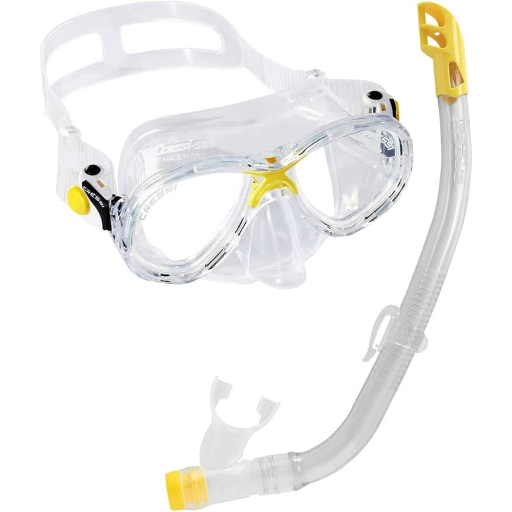 Cressi Marea Jr + Top - Kids Snorkel Combo Clear Skirt Cressi Marea Jr + Top - Kids Snorkel Combo Clear Skirt