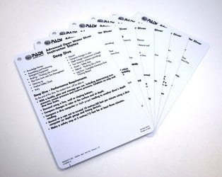 PADI Advanced Open Water Diver Instructor Cue Cards