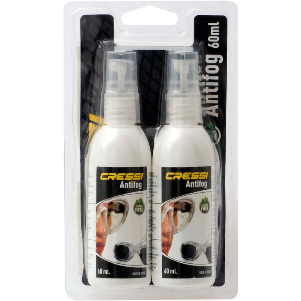 Cressi Anti-Fog Spray - Mask Defog Spray - Twin Pack