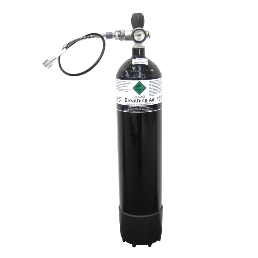Airgun Charging Cylinder 7 Litre - 300Bar + MDE Jubilee Charging Valve