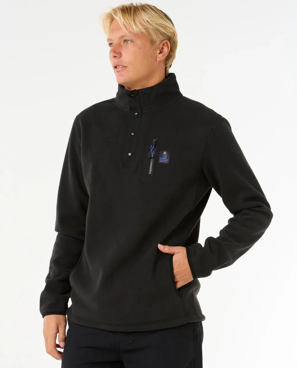 Rip Curl Mens Search Polar Fleece Crew Fleece