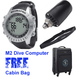 Scubapro M2 Dive Computer - FREE Cabin Bag Bag Bundle Scubapro M2 Dive Computer - FREE Cabin Bag Bag Bundle