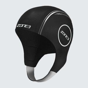 Zone3 Neoprene Open Water Swimming Cap Black / Red