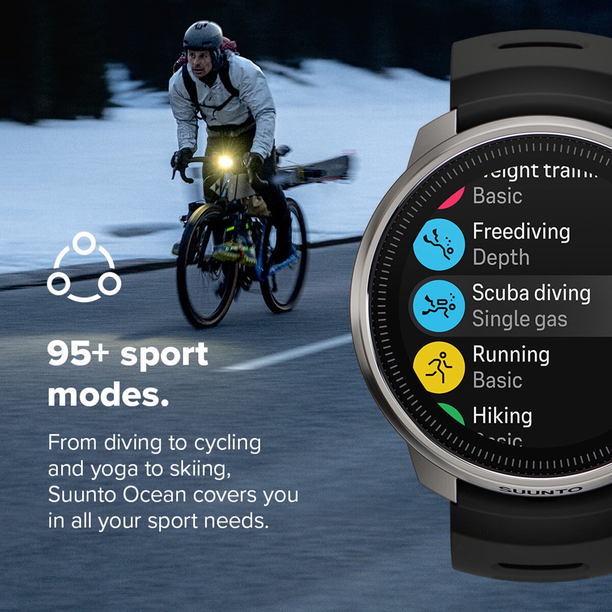 Suunto Ocean Dive Computer - Sports Watch + Tank Pod