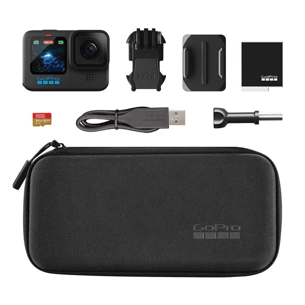 GoPro Hero12 Black Speciality Bundle Inc 64GB SD Card