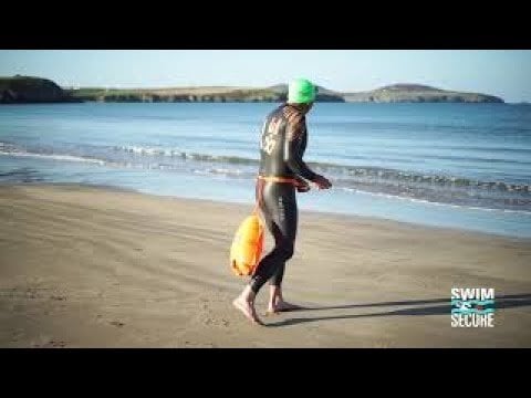 Swim Secure Open Water Swimming Tow Float Pro Orange