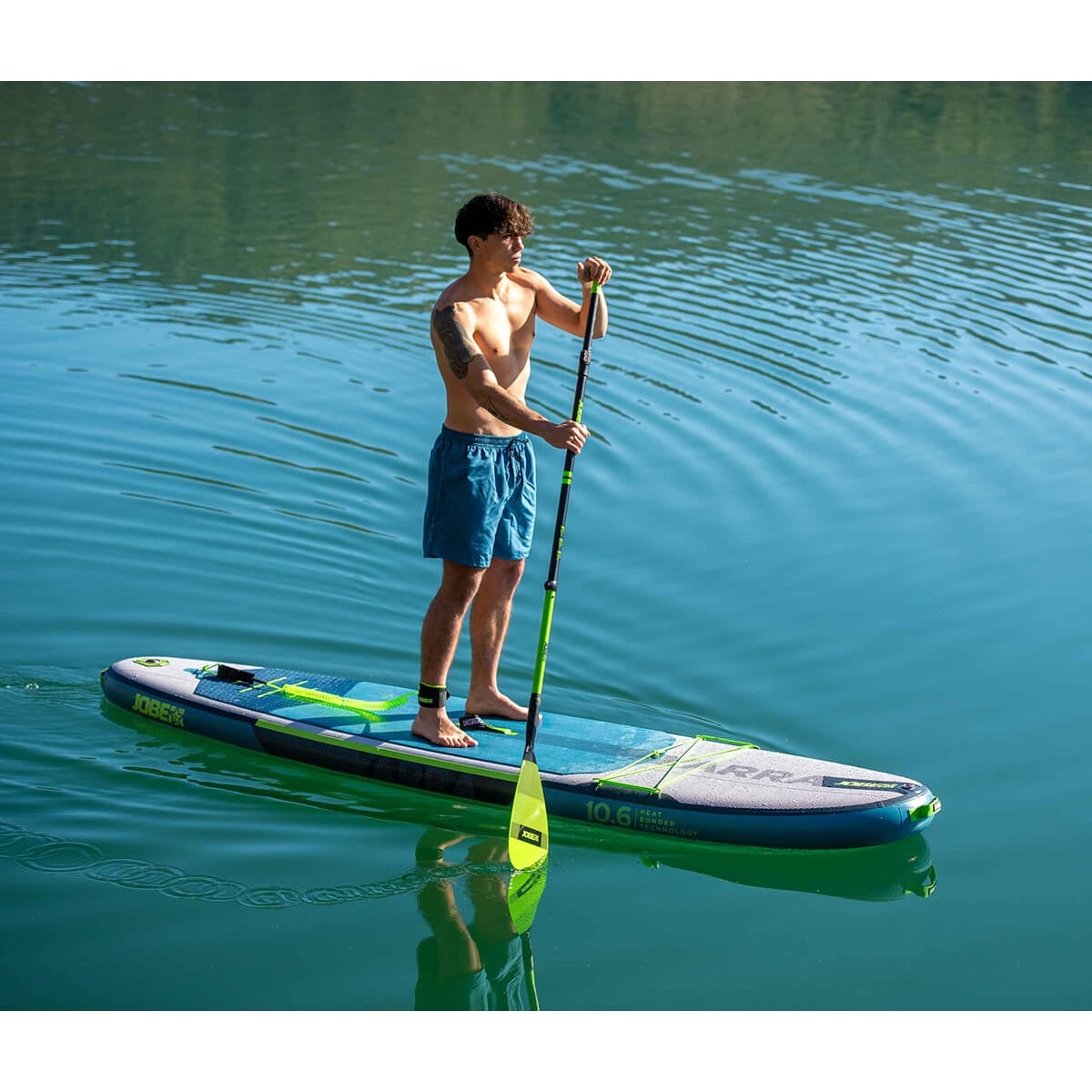 Jobe Yarra 10'6" Inflatable SUP - Paddleboard Package Steel Blue