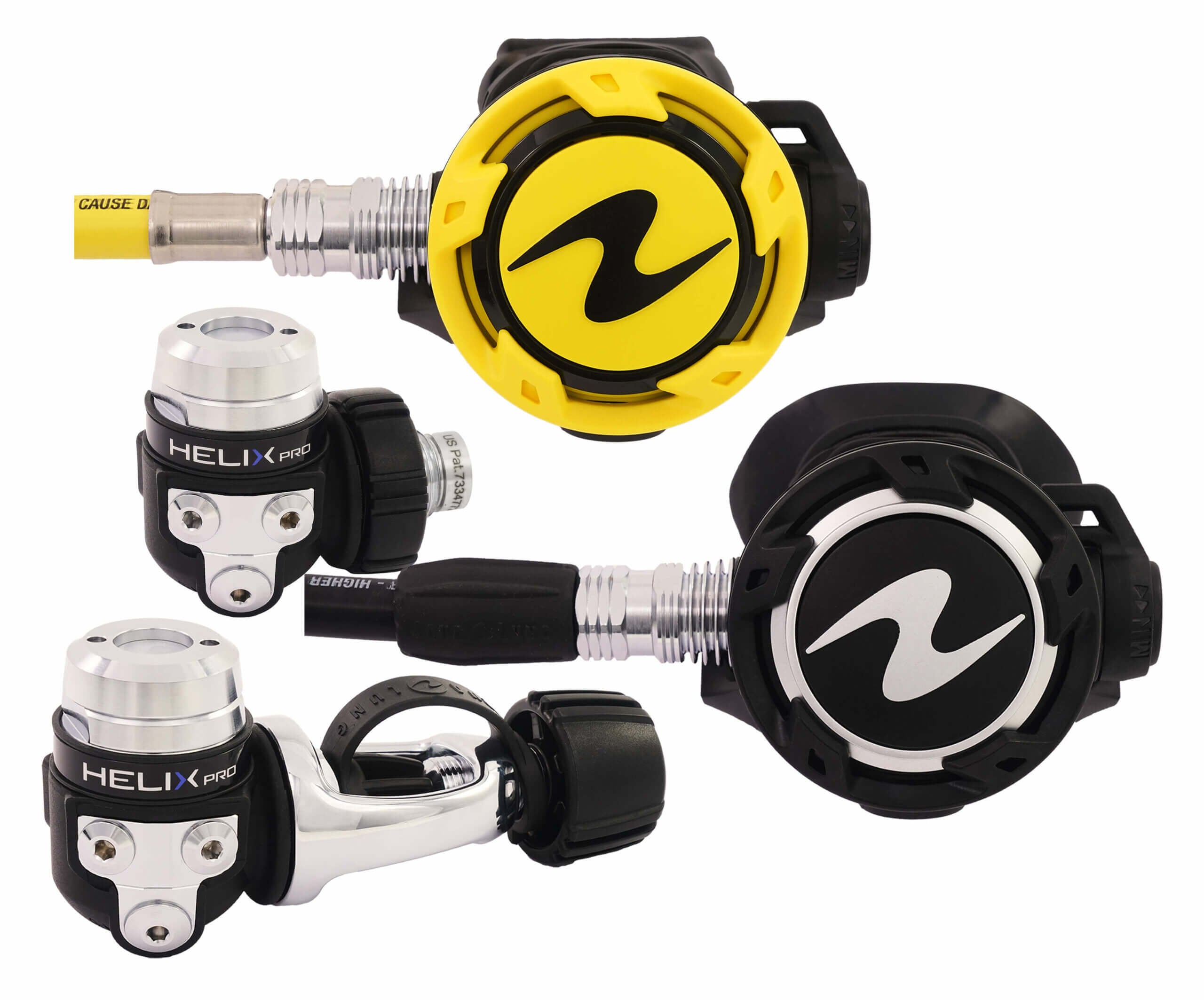 Aqualung Helix Pro Regulator + Octopus Aqualung Helix Pro Regulator + Octopus