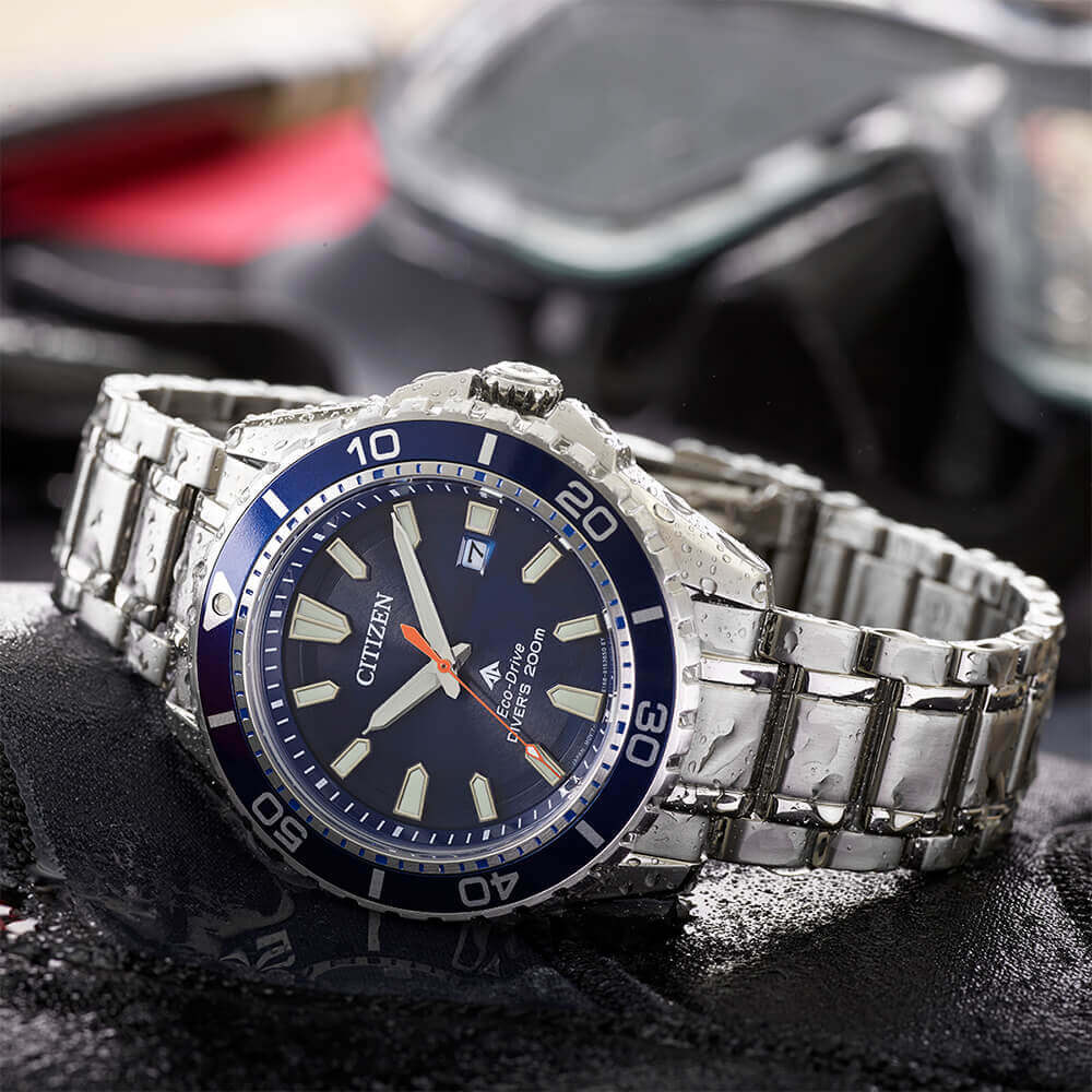 Citizen Mens Stainless Steel Promaster Divers Watch - BN0191-55L