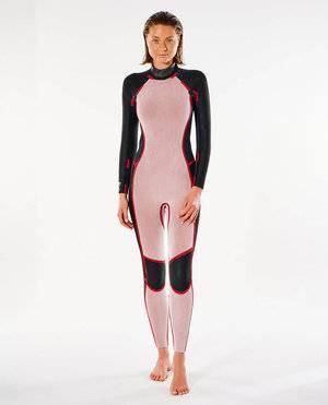 Rip Curl Womens 5/3 BZ Dawn Patrol GBS Wetsuit/Steamer - Slate Rose Rip Curl Womens 5/3 BZ Dawn Patrol GBS Wetsuit/Steamer - Slate Rose