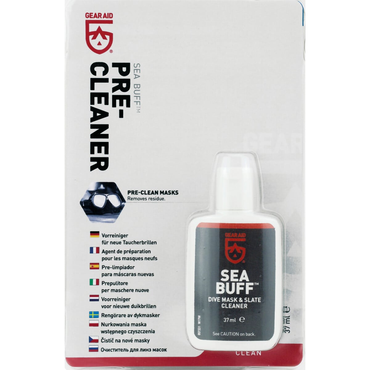 Gear Aid Sea Buff Mask + Slate Cleaner 37ml