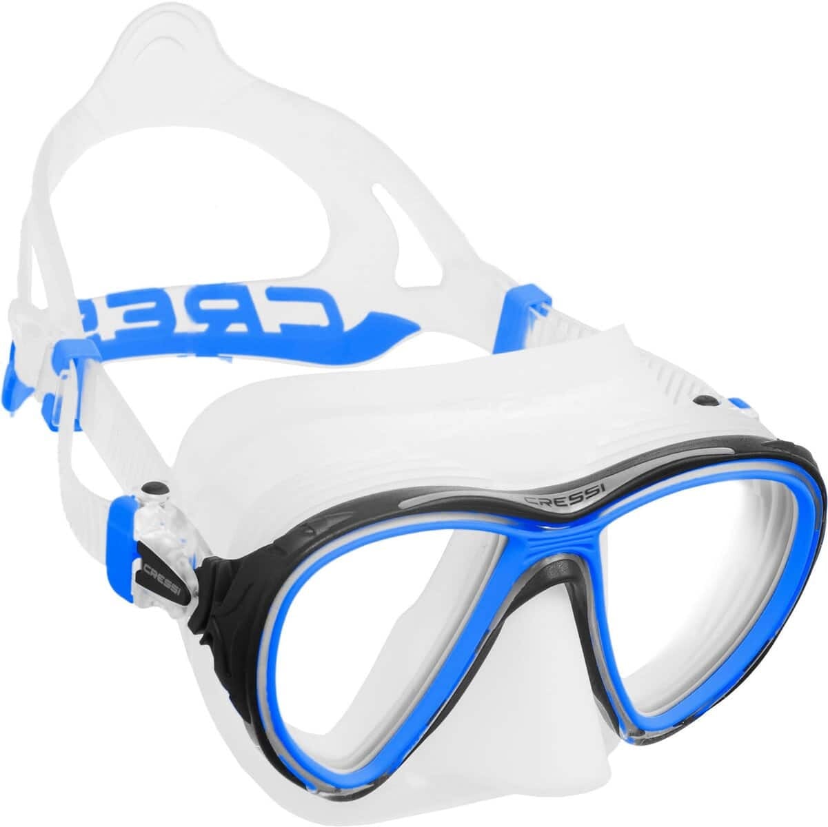 Cressi Quantum Anti Fog Dive Mask - Clear Skirt