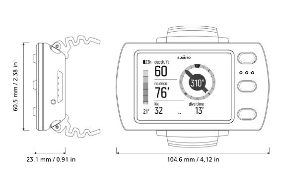 Suunto EON Steel Black Dive Computer
