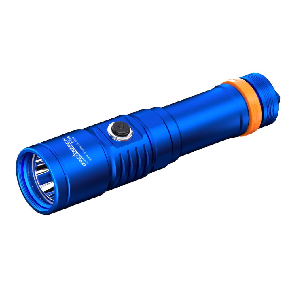 OrcaTorch D710 Dive Torch - 3000 Lumens Dive Torch