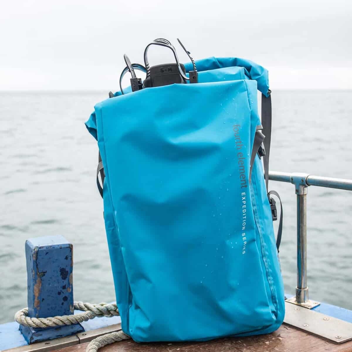 Fourth Element Expedition Drypack - 60L Dry Backpack Blue