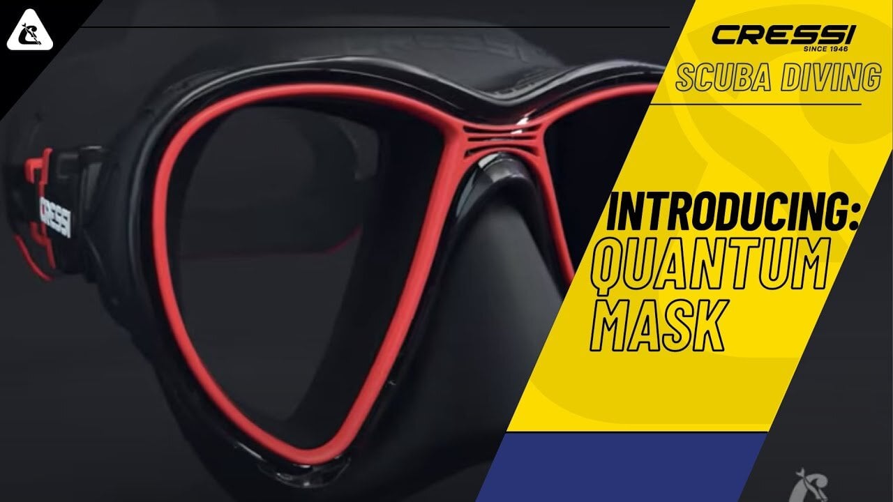 Cressi Quantum Dive Mask - Fitted Prescription Lenses