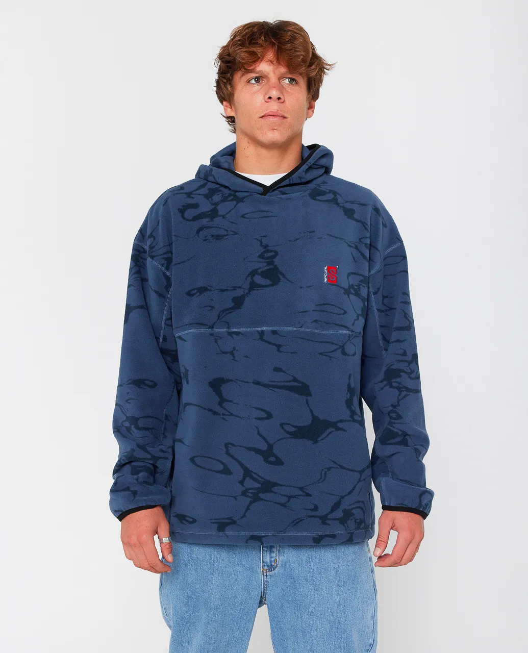 Rip Curl Mens Search Light Polar Hooded Fleece