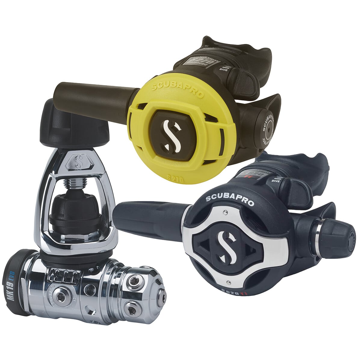 Scubapro MK19 EVO S620Ti + S270 Octopus Regulator Package