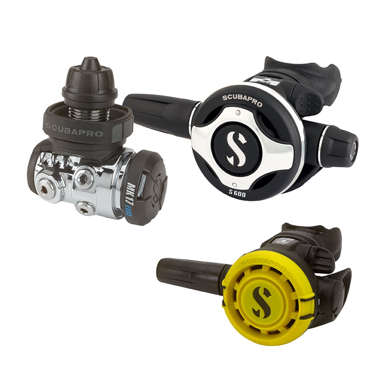 Scubapro MK17 EVO2 S600 + R105 Octopus Regulator Package