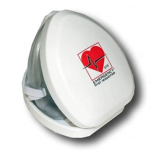 PADI/EFR Pocket Mask with Oxygen Port in Hardshell Case