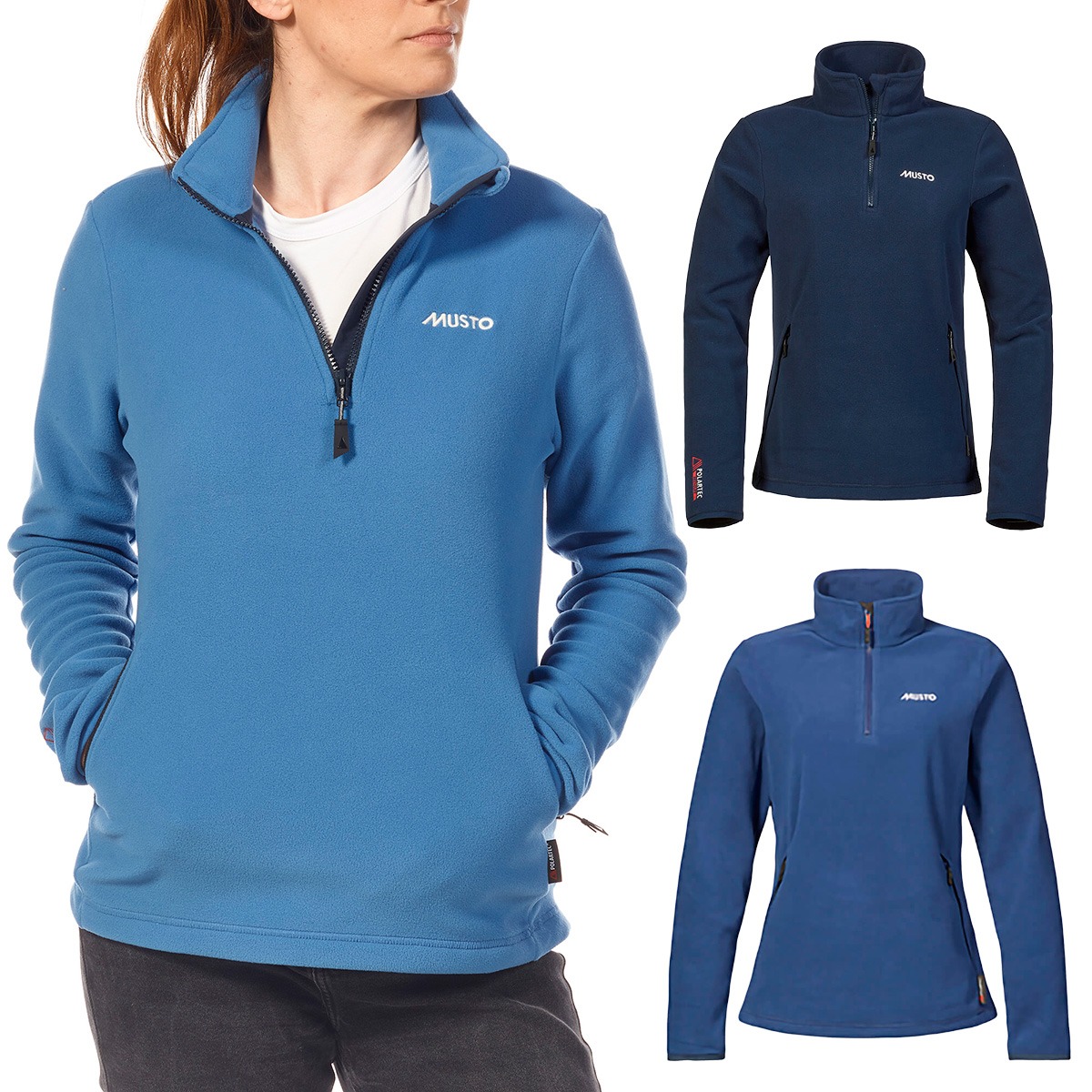 Musto Women's 1/4 Zip Snug Fleece