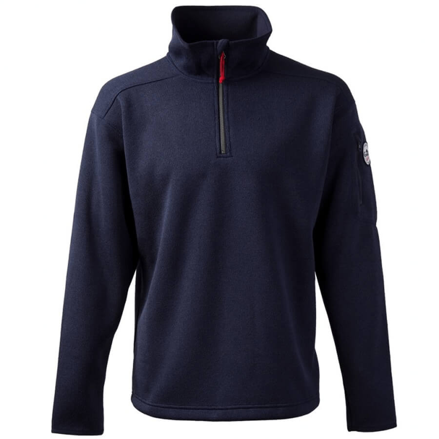 Gill Mens Knit Fleece - Graphite + Navy + Sailcloth + Silver Gill Mens Knit Fleece - Graphite + Navy + Sailcloth + Silver