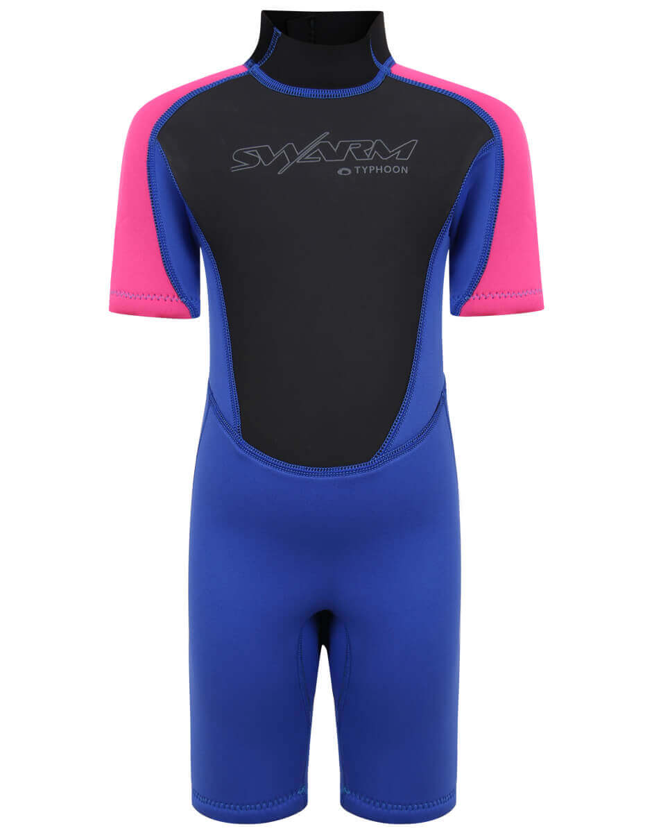 Typhoon Swarm Infants 3mm Shorty Wetsuit - Steel Blue / Blue Typhoon Swarm Infants 3mm Shorty Wetsuit - Steel Blue / Blue
