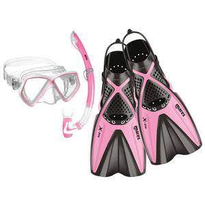 Mares Kids Mask Fins Snorkel Set - Pirate Mask + X-One Fins Mares Kids Mask Fins Snorkel Set - Pirate Mask + X-One Fins