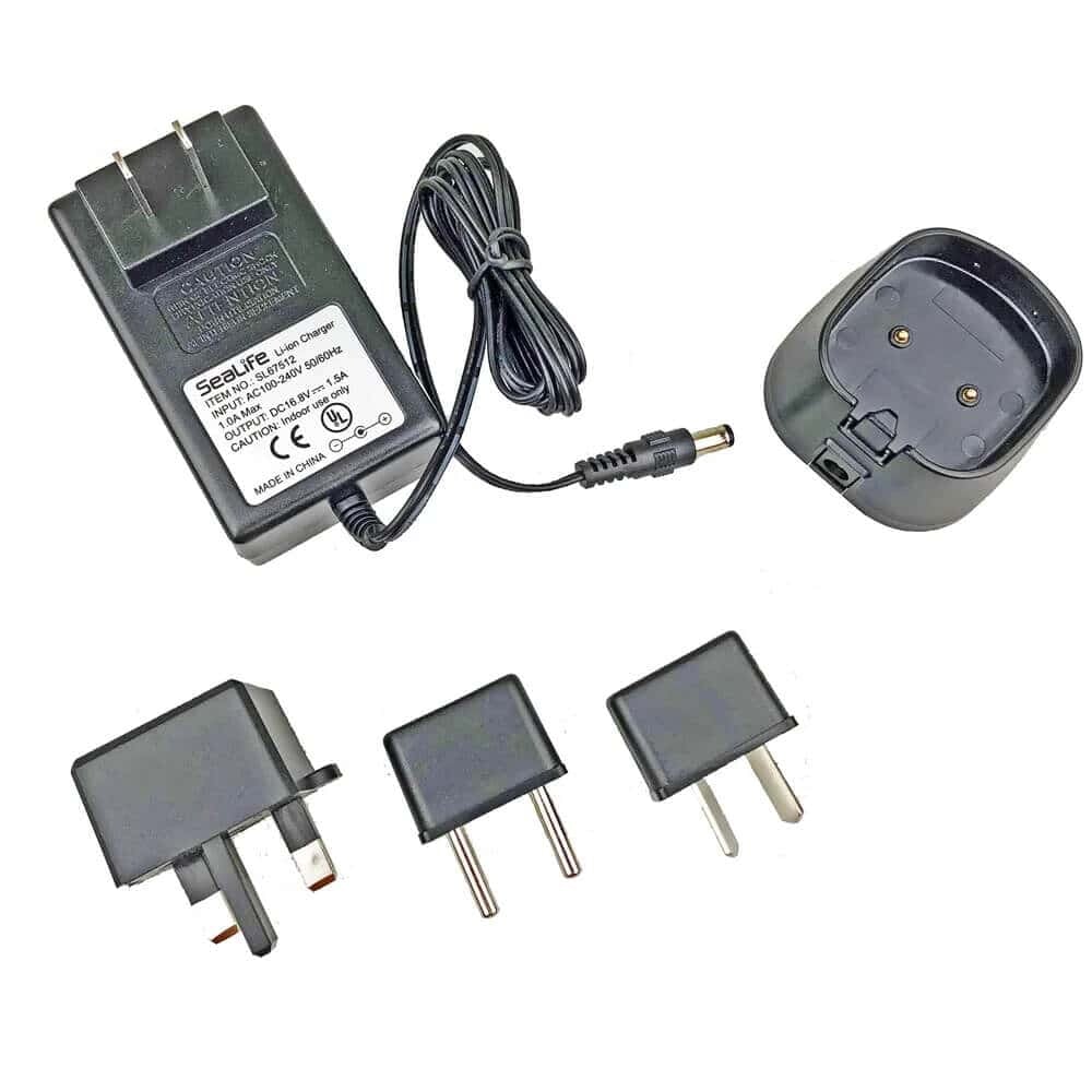 Sealife AC Charger Kit For Sea Dragon SL67510 Battery - 4500F + 5000F Video Lights