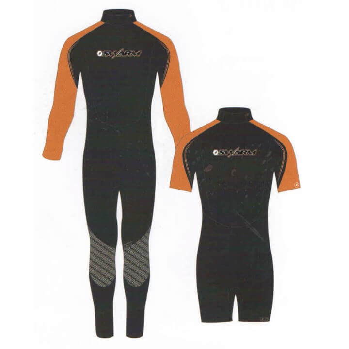 Typhoon Swarm Childrens 3mm Wetsuit - 1 Piece Steamer
