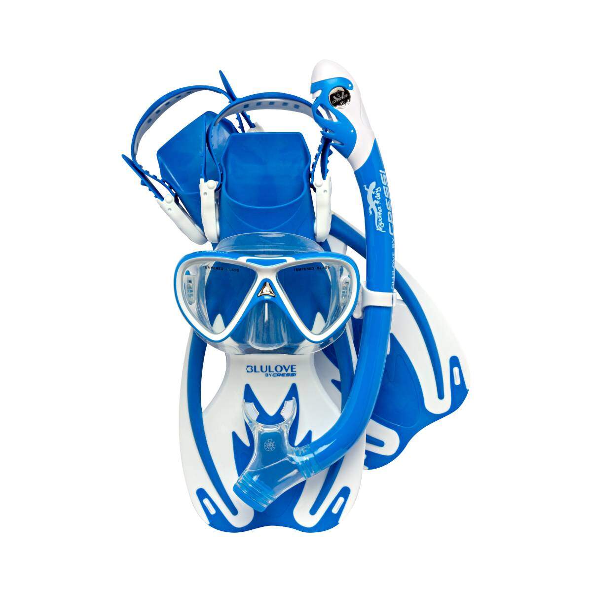 Cressi Rocks Junior Mask + Fins + Dry Snorkel Set Cressi Rocks Junior Mask + Fins + Dry Snorkel Set