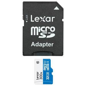 Lexar UHS-I 32GB MicroSD Card | c/w Adapter | GoPro Cameras