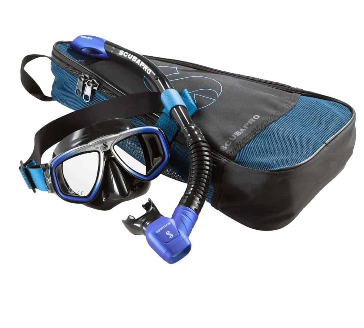 Scubapro Zoom Mask + Spectra Snorkel Combo + Fitted Corrective Lenses