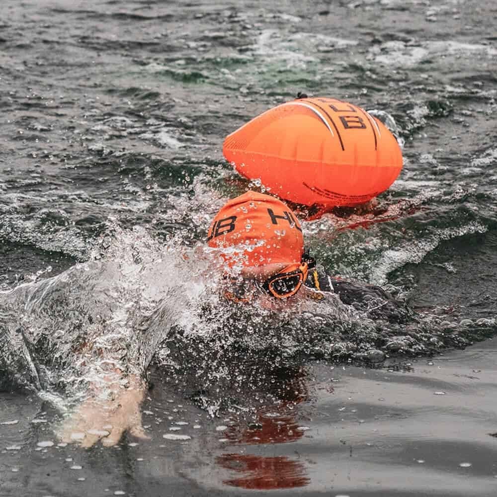 HUUB Swim Float + Towable Drybag - Orange