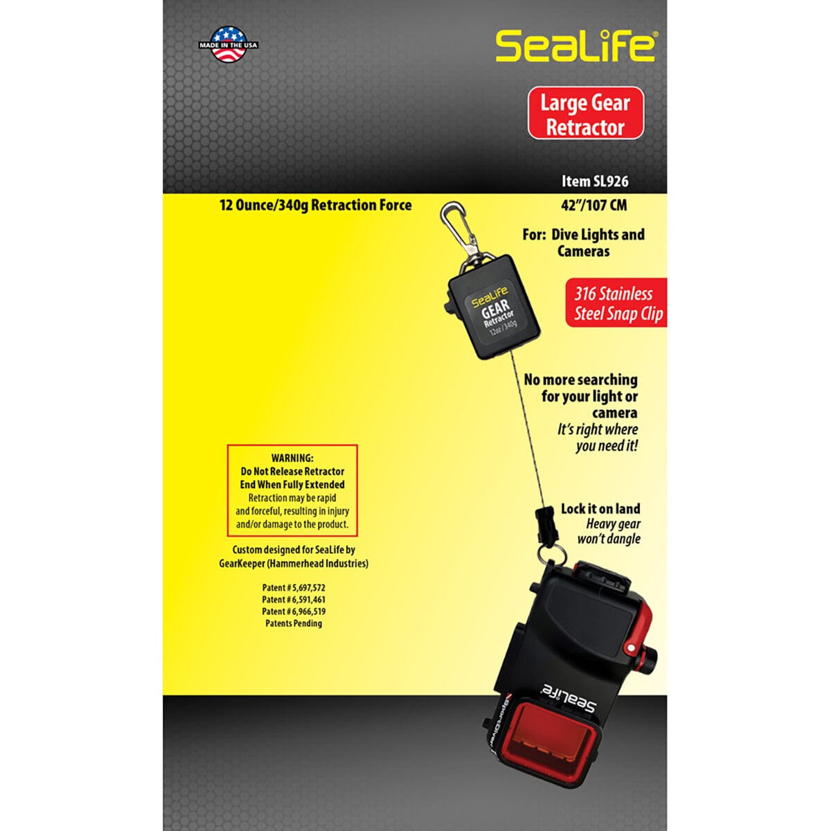 SeaLife Large Gear Retractor #SL926 SeaLife Large Gear Retractor #SL926