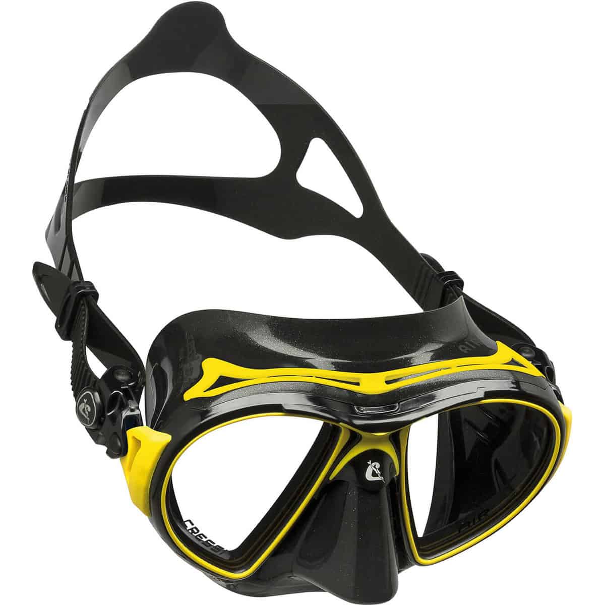 Cressi Air Crystal Dive Mask - Clear + Dark Skirt