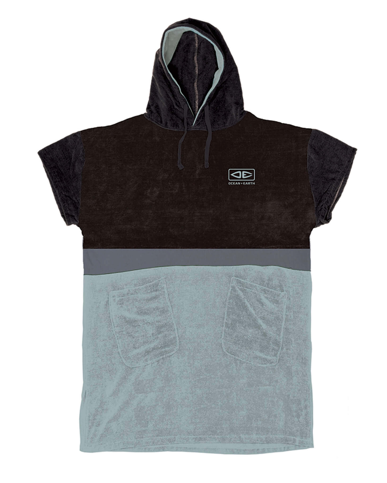 O&E Strike Hooded Towelling Poncho / Change Robe