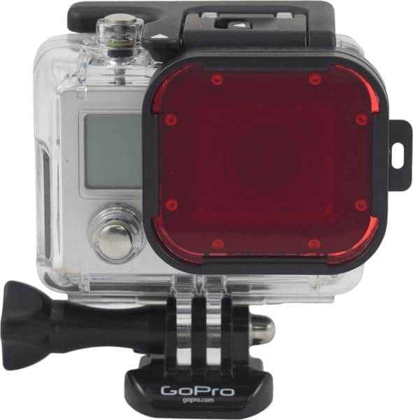 PolarPro GoPro Red Dive Filter for Hero3 & Hero4/3+ Dive Housing