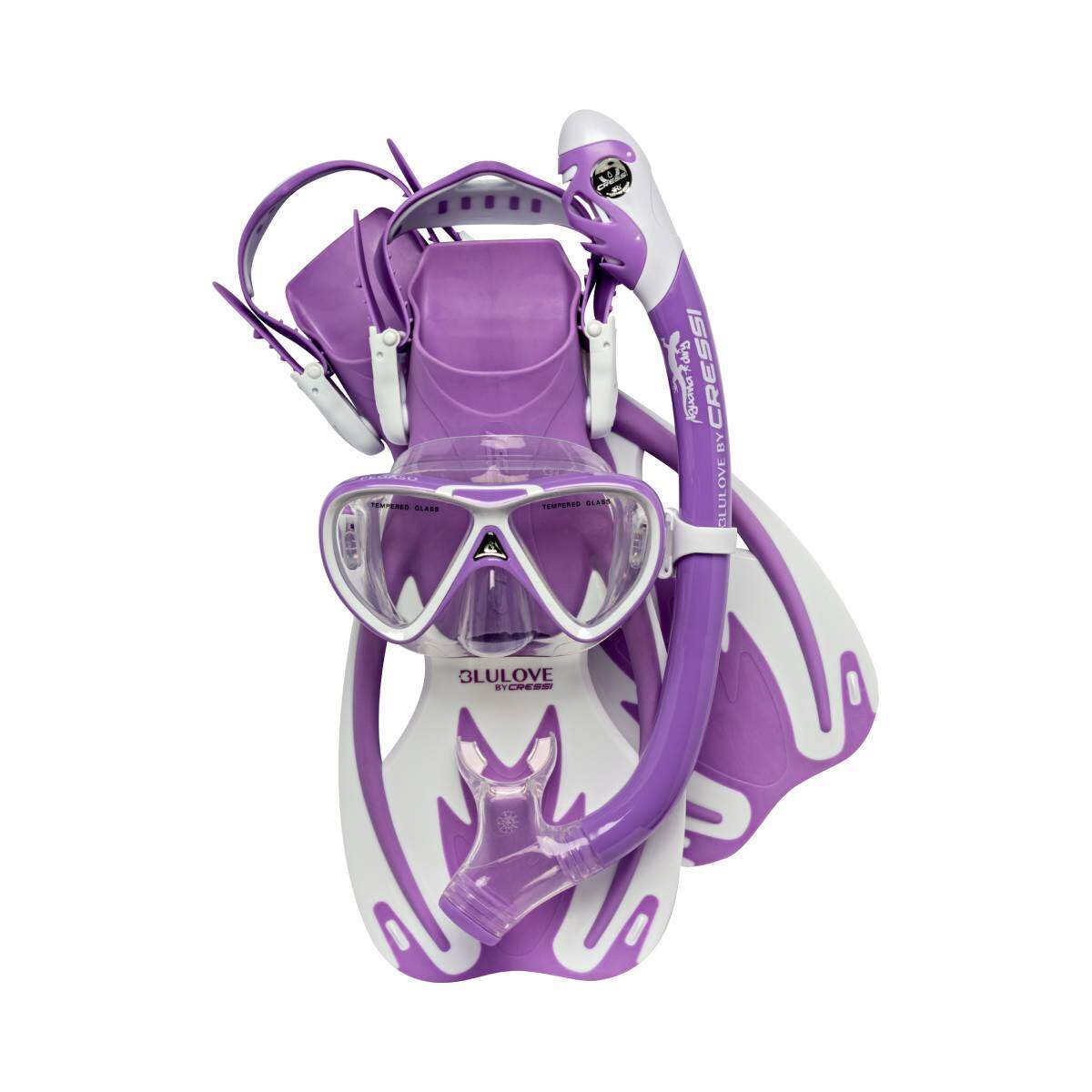 Cressi Rocks Junior Mask + Fins + Dry Snorkel Set Cressi Rocks Junior Mask + Fins + Dry Snorkel Set