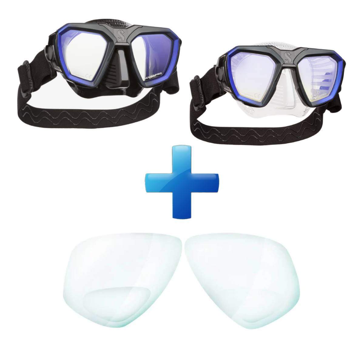 Scubapro D-Mask Dive Mask + Fitted Bi-Focal Lenses
