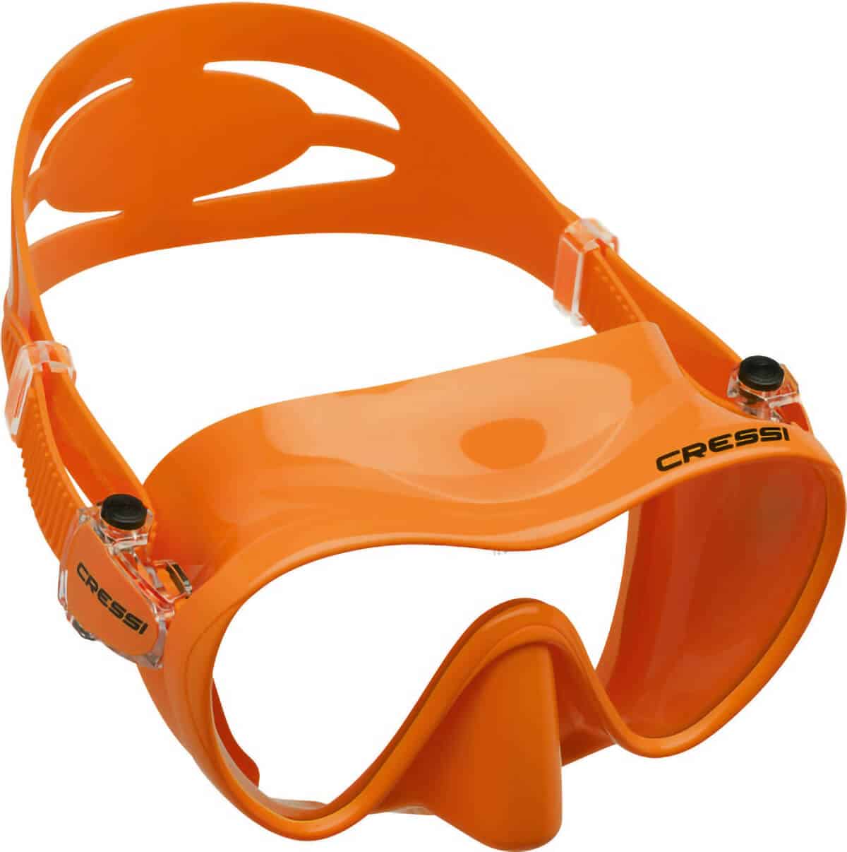 Cressi F1 Frameless Single Lens Diving Mask - All Colours