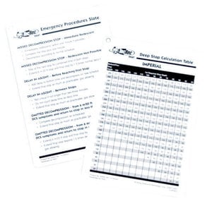 PADI TecRec Emergency Procedures Slate PADI TecRec Emergency Procedures Slate
